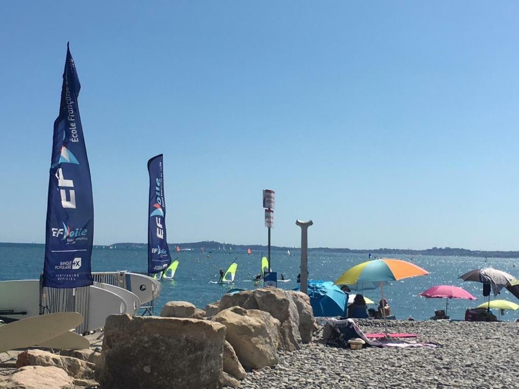 Front Beach Luxury Near Nice Airport กาญเนอ-ซูร์-แมร์ ภายนอก รูปภาพ