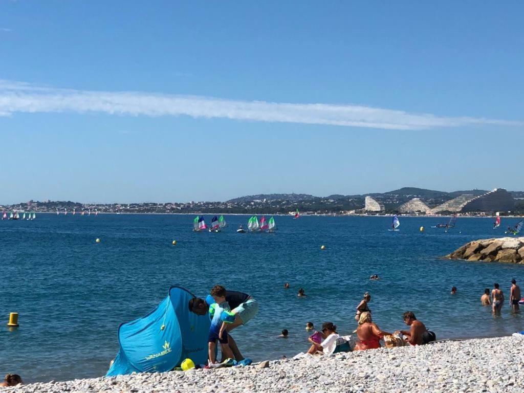 Front Beach Luxury Near Nice Airport กาญเนอ-ซูร์-แมร์ ภายนอก รูปภาพ